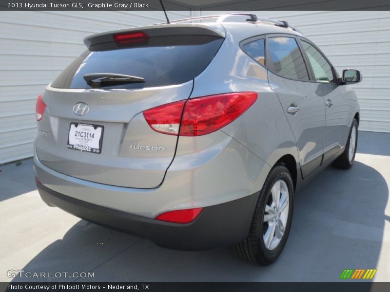 Graphite Gray / Black 2013 Hyundai Tucson GLS