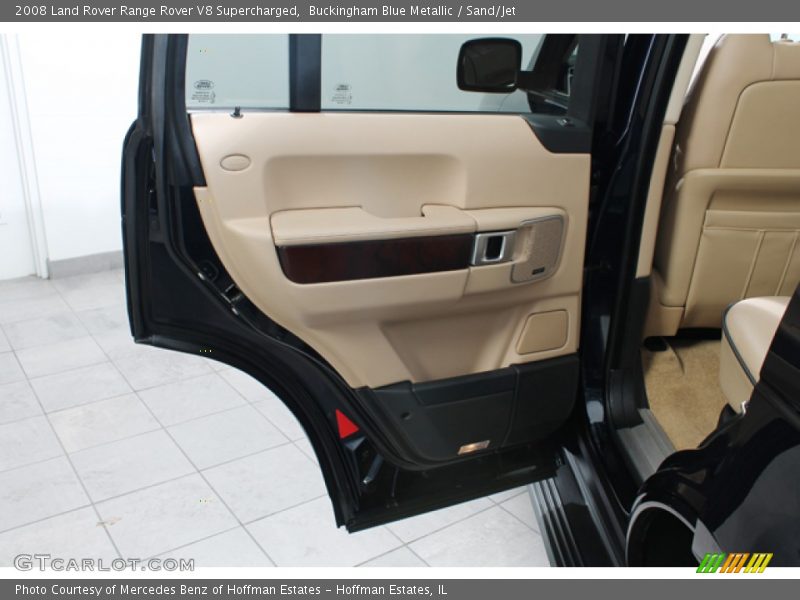 Buckingham Blue Metallic / Sand/Jet 2008 Land Rover Range Rover V8 Supercharged