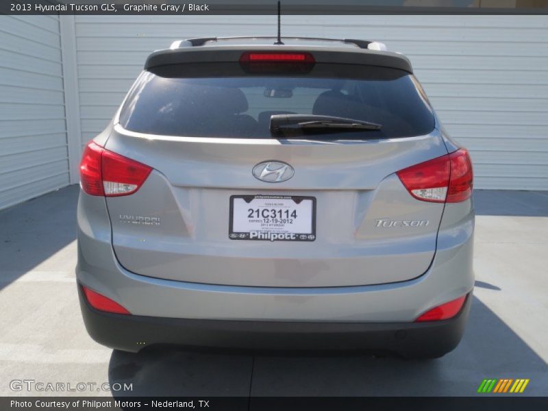 Graphite Gray / Black 2013 Hyundai Tucson GLS