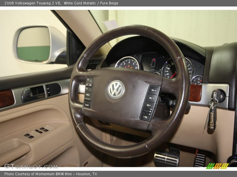 White Gold Metallic / Pure Beige 2008 Volkswagen Touareg 2 V8