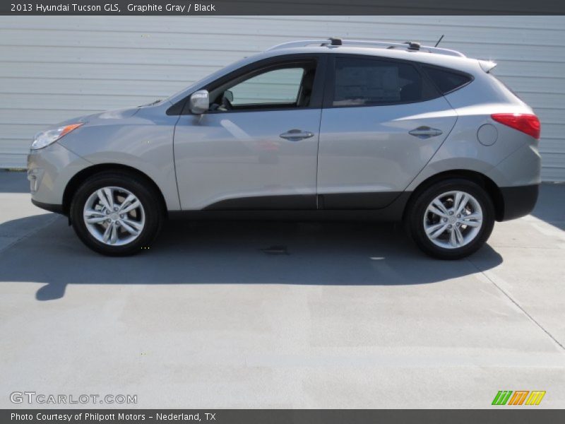 Graphite Gray / Black 2013 Hyundai Tucson GLS