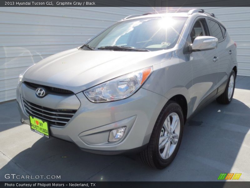 Graphite Gray / Black 2013 Hyundai Tucson GLS