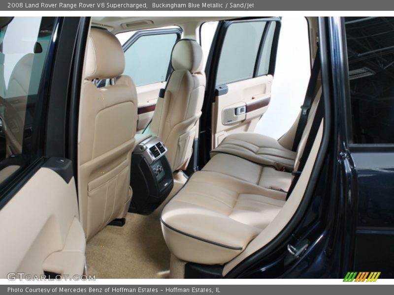 Buckingham Blue Metallic / Sand/Jet 2008 Land Rover Range Rover V8 Supercharged