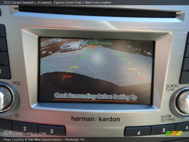 Cypress Green Pearl / Warm Ivory Leather 2013 Subaru Outback 2.5i Limited