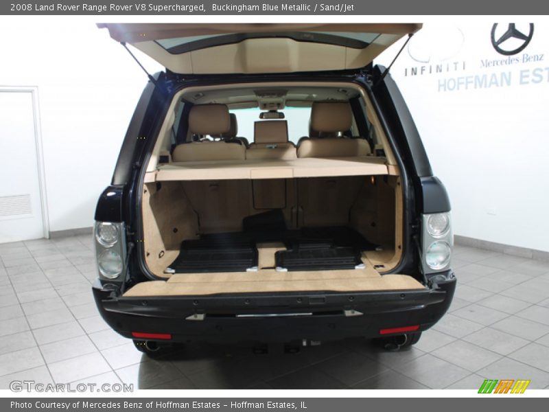 Buckingham Blue Metallic / Sand/Jet 2008 Land Rover Range Rover V8 Supercharged