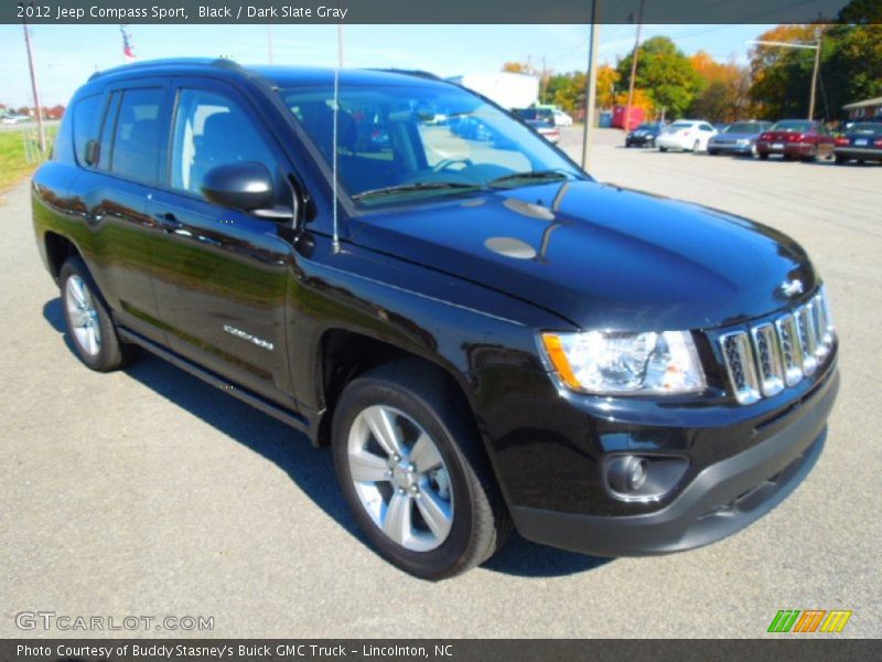 Black / Dark Slate Gray 2012 Jeep Compass Sport