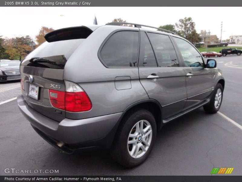Sterling Grey Metallic / Grey 2005 BMW X5 3.0i