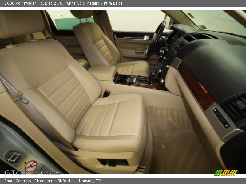 White Gold Metallic / Pure Beige 2008 Volkswagen Touareg 2 V8