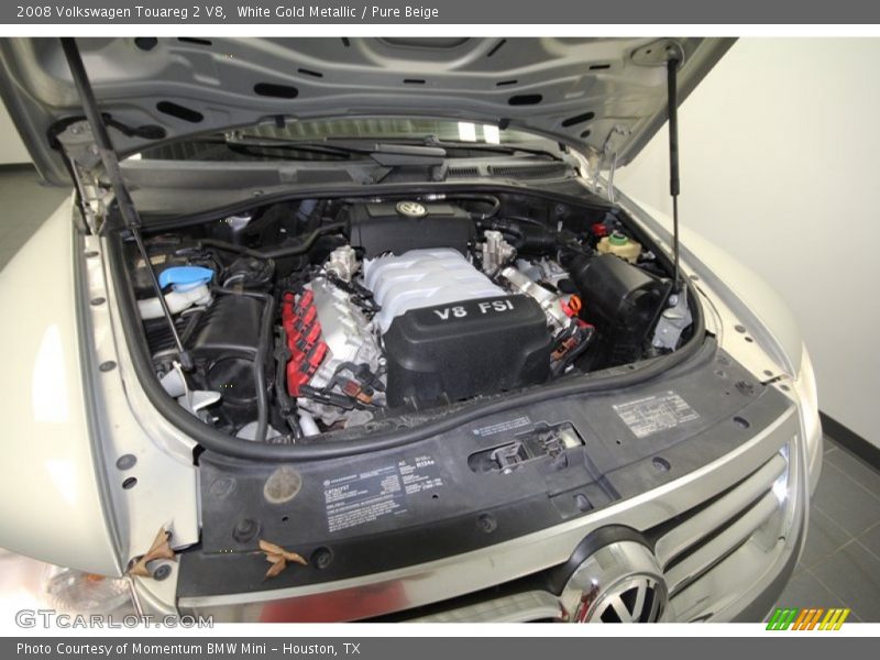 White Gold Metallic / Pure Beige 2008 Volkswagen Touareg 2 V8