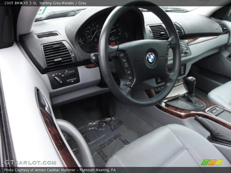 Sterling Grey Metallic / Grey 2005 BMW X5 3.0i