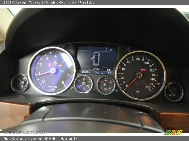 White Gold Metallic / Pure Beige 2008 Volkswagen Touareg 2 V8