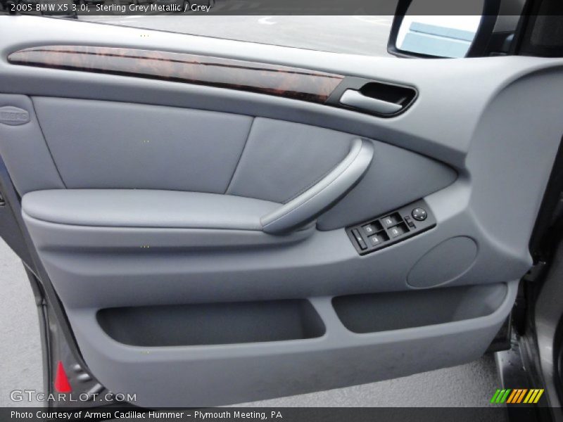 Sterling Grey Metallic / Grey 2005 BMW X5 3.0i