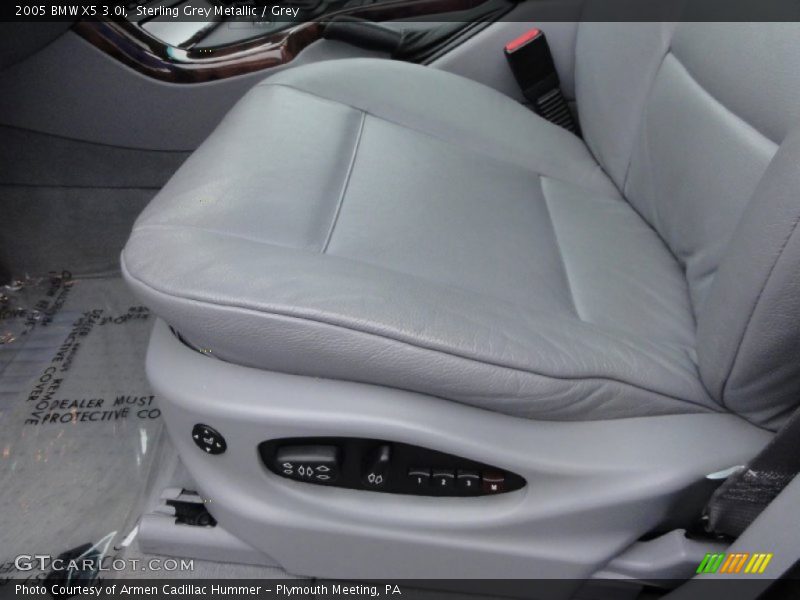 Sterling Grey Metallic / Grey 2005 BMW X5 3.0i