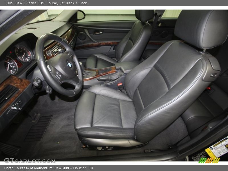 Jet Black / Black 2009 BMW 3 Series 335i Coupe