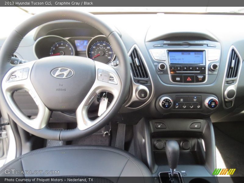 Graphite Gray / Black 2013 Hyundai Tucson GLS