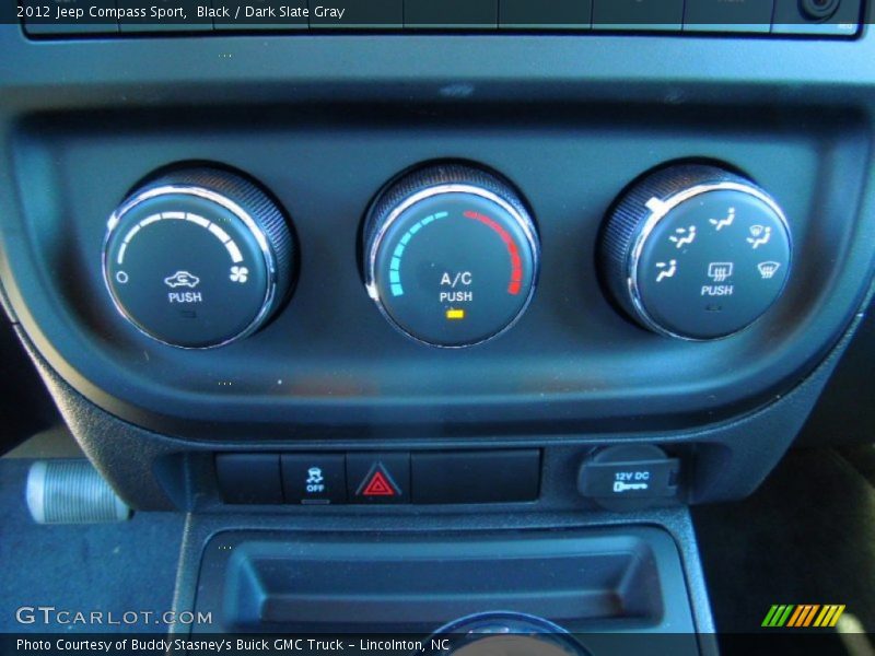 Black / Dark Slate Gray 2012 Jeep Compass Sport