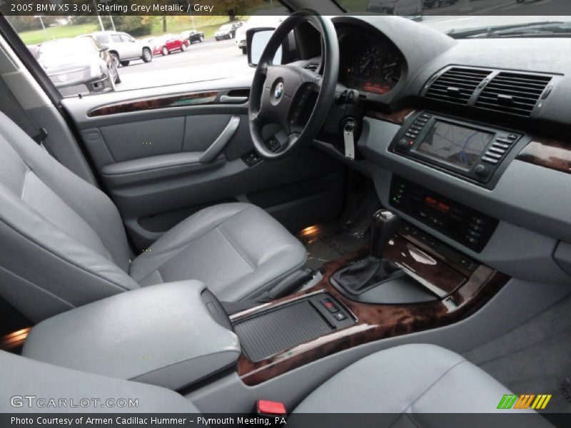 Sterling Grey Metallic / Grey 2005 BMW X5 3.0i