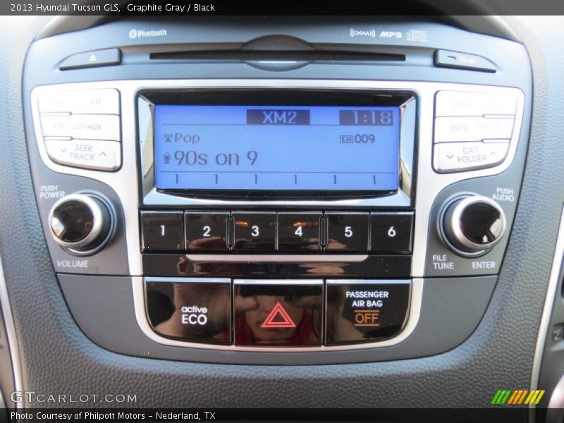 Graphite Gray / Black 2013 Hyundai Tucson GLS