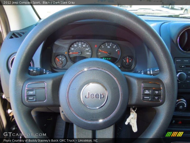 Black / Dark Slate Gray 2012 Jeep Compass Sport