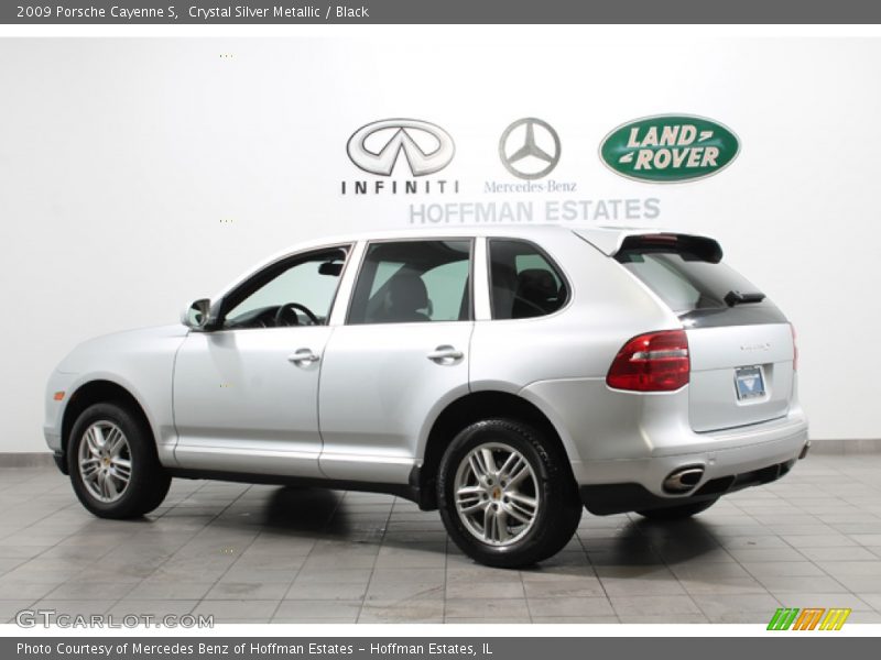 Crystal Silver Metallic / Black 2009 Porsche Cayenne S