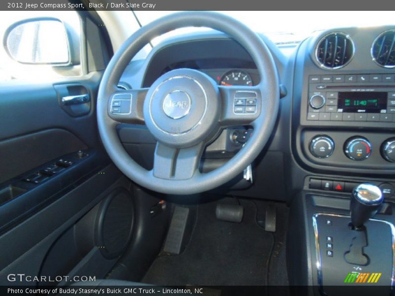 Black / Dark Slate Gray 2012 Jeep Compass Sport