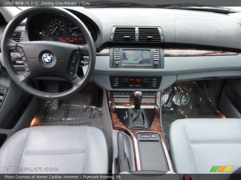 Sterling Grey Metallic / Grey 2005 BMW X5 3.0i