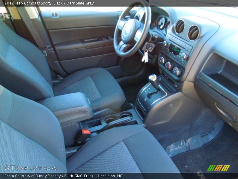 Black / Dark Slate Gray 2012 Jeep Compass Sport