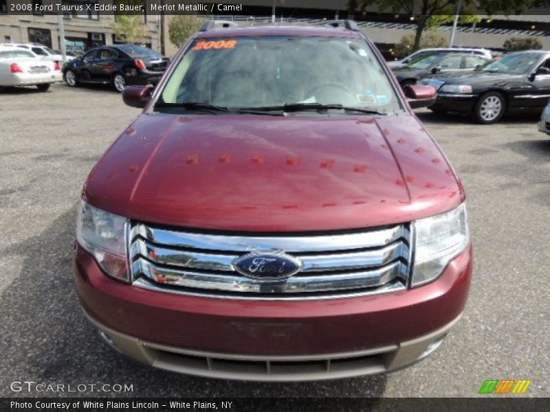 Merlot Metallic / Camel 2008 Ford Taurus X Eddie Bauer