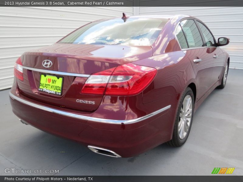 Cabernet Red Pearl / Cashmere 2013 Hyundai Genesis 3.8 Sedan