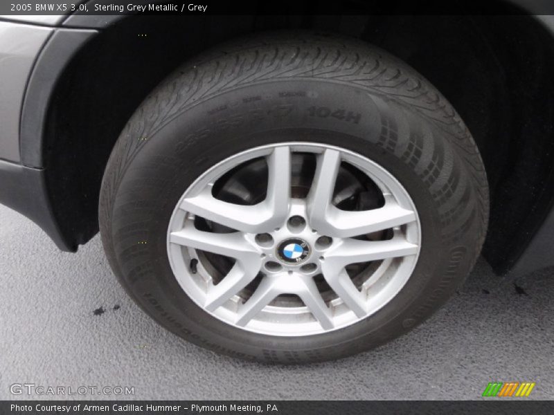 Sterling Grey Metallic / Grey 2005 BMW X5 3.0i