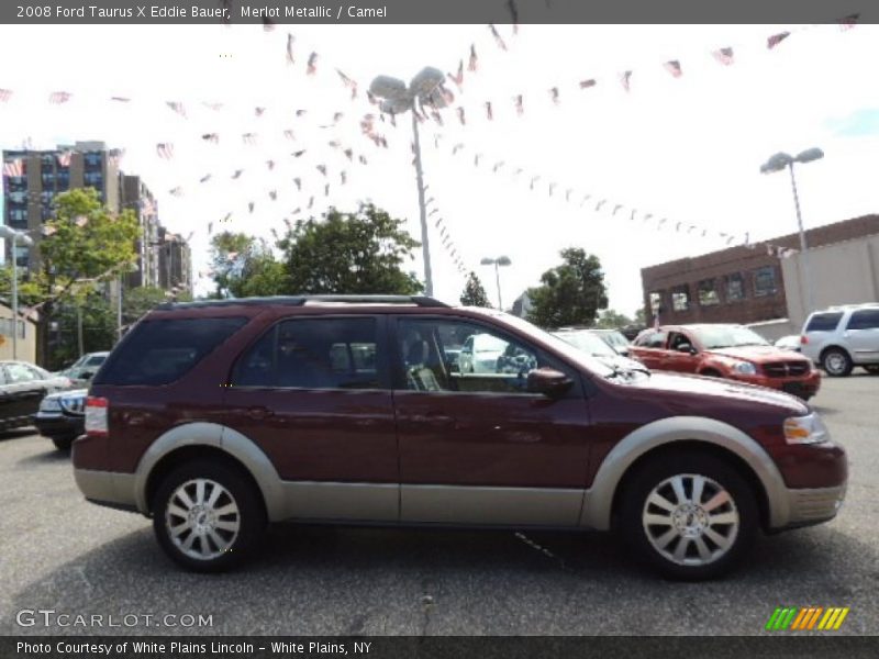 Merlot Metallic / Camel 2008 Ford Taurus X Eddie Bauer