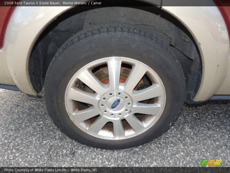 Merlot Metallic / Camel 2008 Ford Taurus X Eddie Bauer
