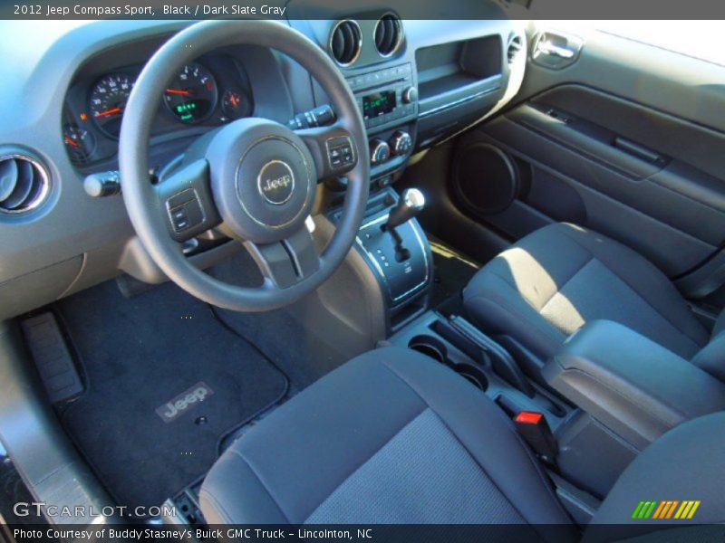 Black / Dark Slate Gray 2012 Jeep Compass Sport