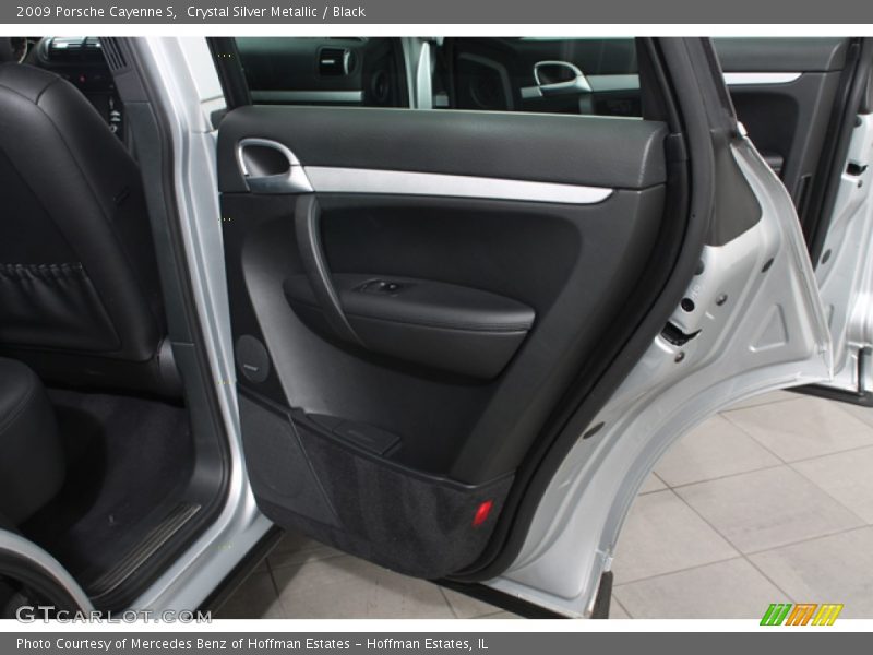 Crystal Silver Metallic / Black 2009 Porsche Cayenne S