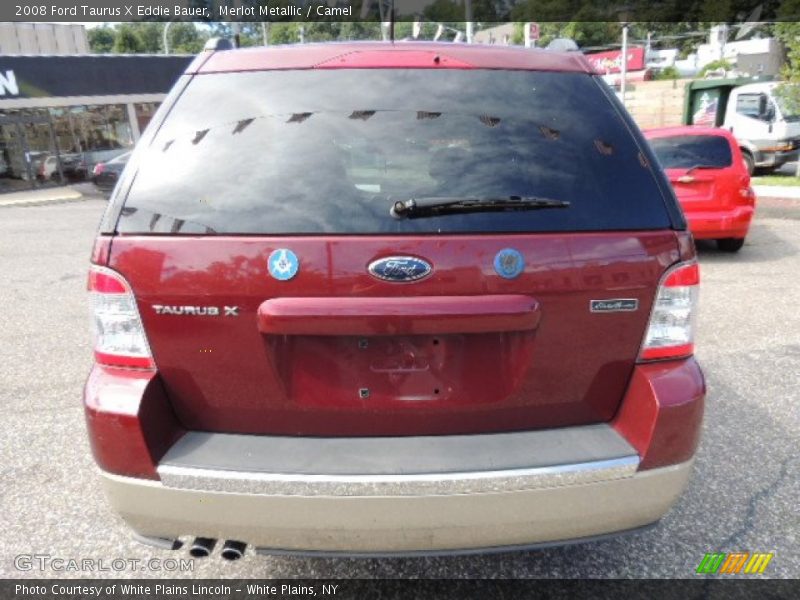 Merlot Metallic / Camel 2008 Ford Taurus X Eddie Bauer