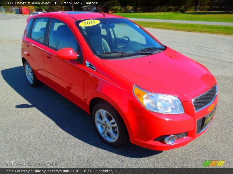 Victory Red / Charcoal 2011 Chevrolet Aveo Aveo5 LT