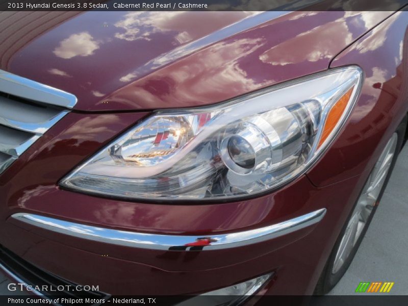 Cabernet Red Pearl / Cashmere 2013 Hyundai Genesis 3.8 Sedan