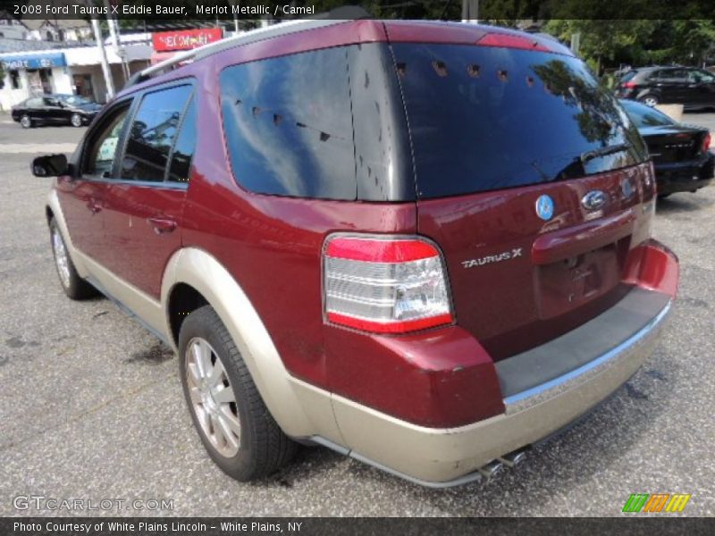 Merlot Metallic / Camel 2008 Ford Taurus X Eddie Bauer
