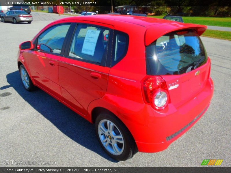 Victory Red / Charcoal 2011 Chevrolet Aveo Aveo5 LT