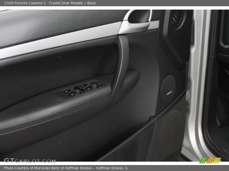 Crystal Silver Metallic / Black 2009 Porsche Cayenne S