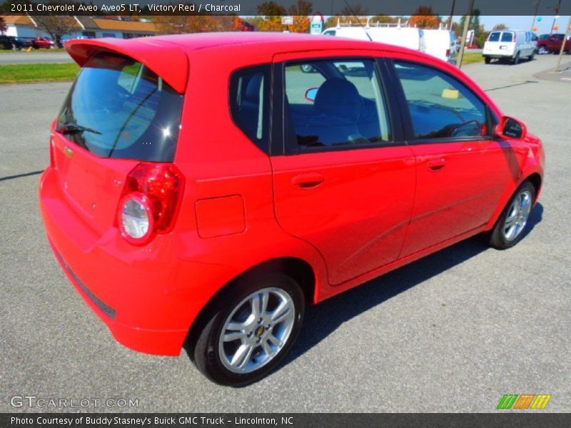Victory Red / Charcoal 2011 Chevrolet Aveo Aveo5 LT