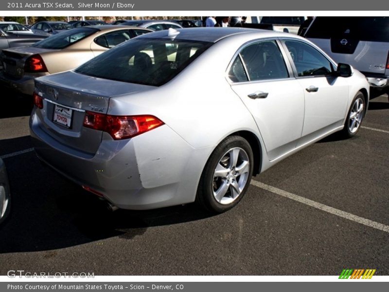 Silver Moon / Ebony 2011 Acura TSX Sedan