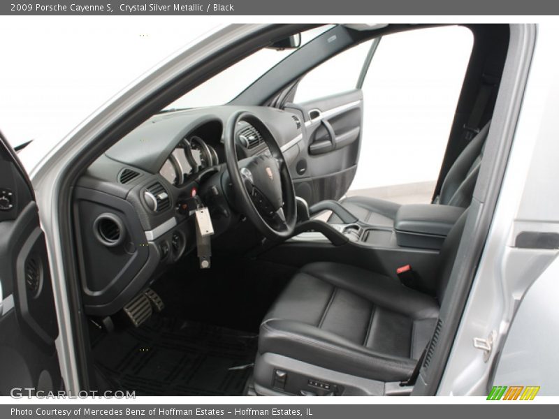 Crystal Silver Metallic / Black 2009 Porsche Cayenne S