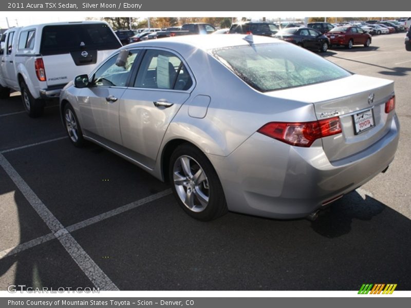 Silver Moon / Ebony 2011 Acura TSX Sedan