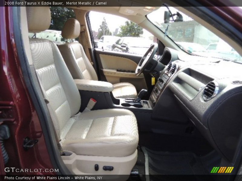 Merlot Metallic / Camel 2008 Ford Taurus X Eddie Bauer