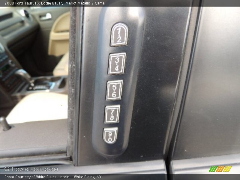 Merlot Metallic / Camel 2008 Ford Taurus X Eddie Bauer
