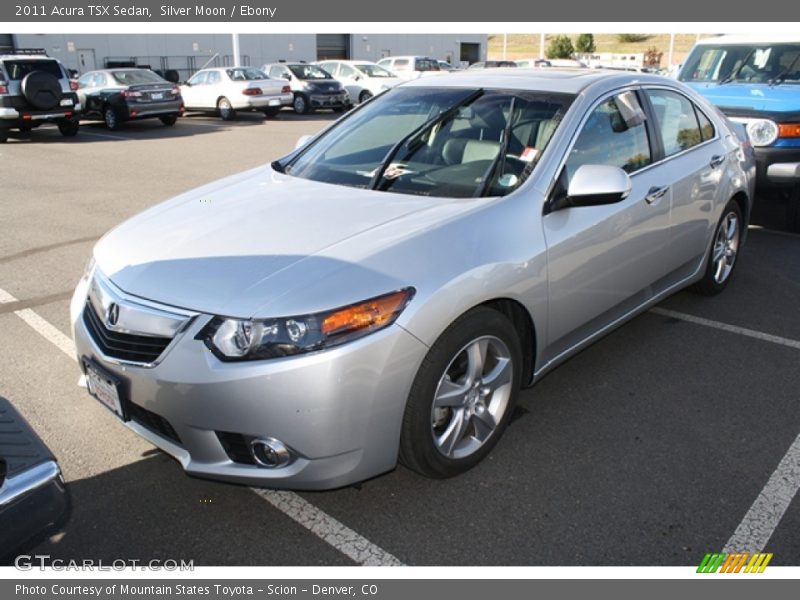 Silver Moon / Ebony 2011 Acura TSX Sedan