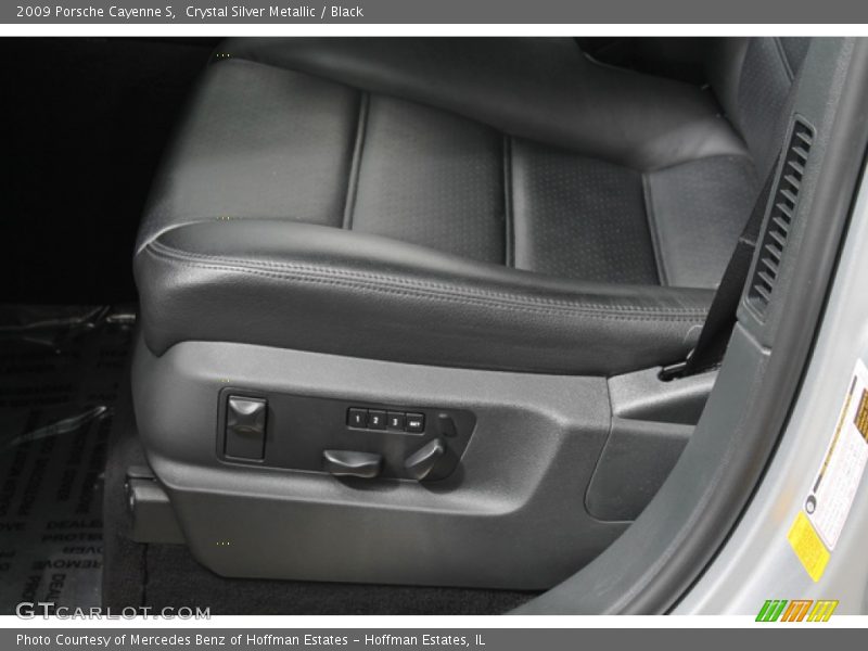 Crystal Silver Metallic / Black 2009 Porsche Cayenne S
