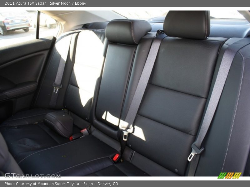 Silver Moon / Ebony 2011 Acura TSX Sedan