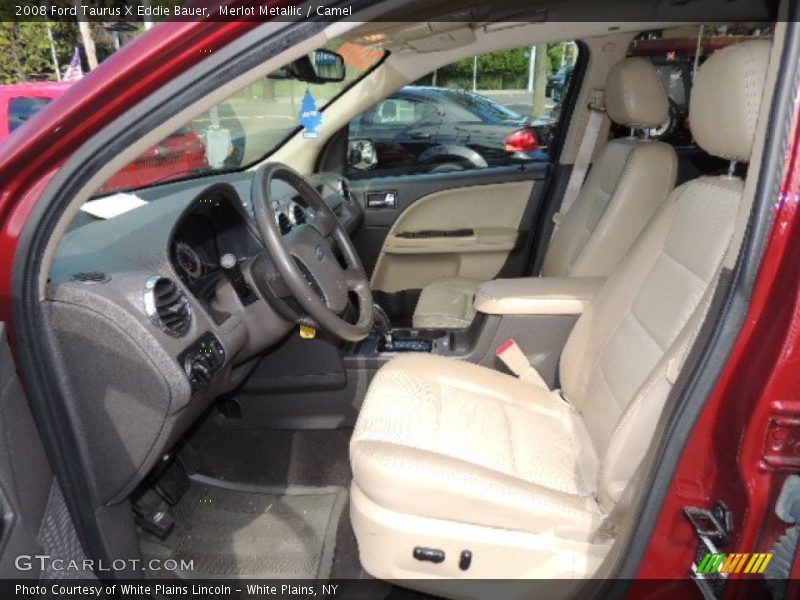 Merlot Metallic / Camel 2008 Ford Taurus X Eddie Bauer